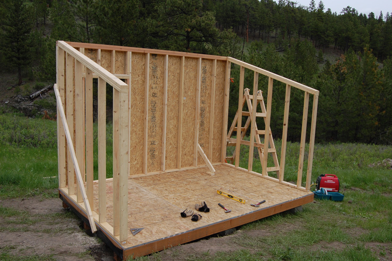 how to build a storage shed cheap
